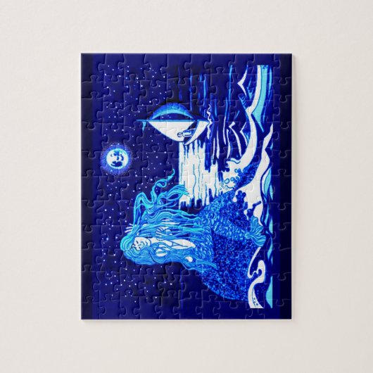 人魚の月 ジグソーパズル (縦)