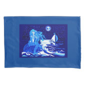 人魚の月 枕カバー (正面)