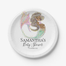 人魚の未来ママ赤ちゃんシャワー。海の下。