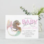 人魚の未来ママ赤ちゃんシャワー。海の下。 案内状 (スタンド正面)