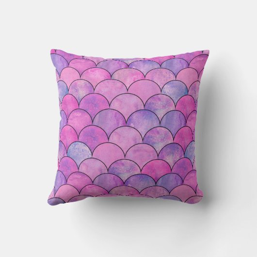 人魚の枕、かわいい枕、クッション クッション (裏面)