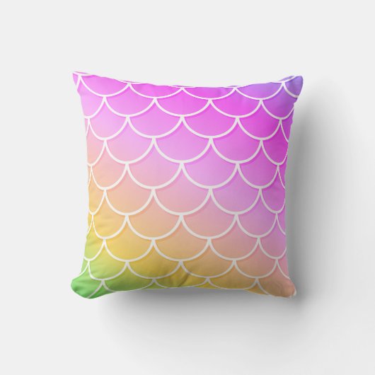 人魚の枕、かわいい枕、クッション クッション (正面)