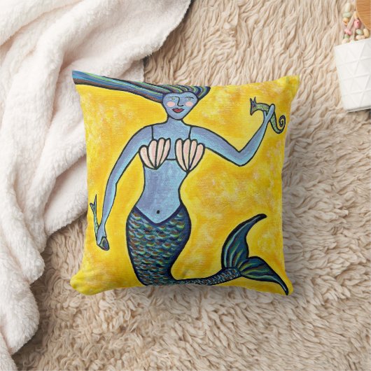 人魚の枕 クッション (ブランケット)