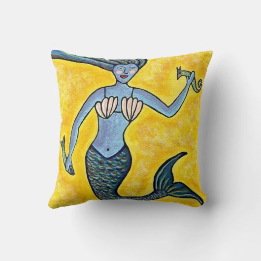 人魚の枕 クッション (裏面)