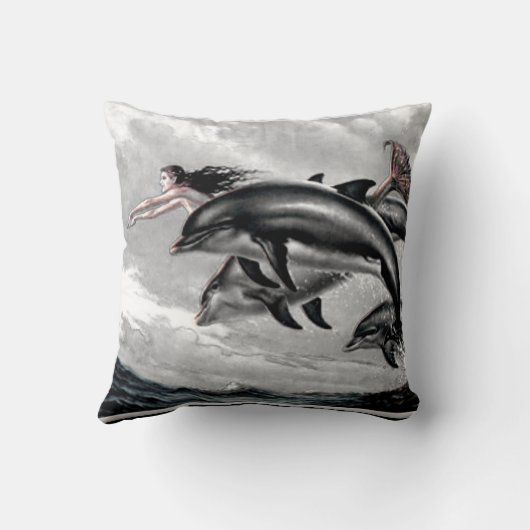 人魚の枕 クッション (裏面)