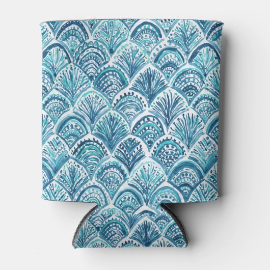 人魚の柄航海ののようはかりで測に 缶クーラー (正面)