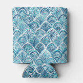 人魚の柄航海ののようはかりで測に 缶クーラー (裏面)