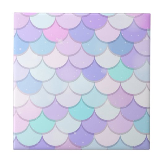 人魚の柄 タイル (正面)