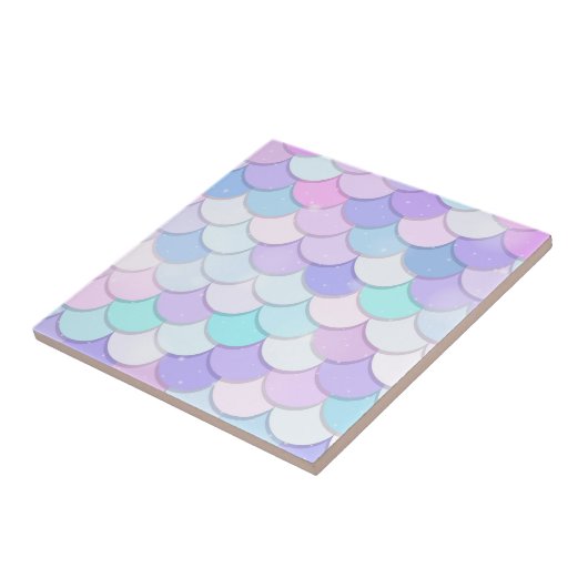 人魚の柄 タイル (側面)