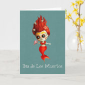 人魚の死の日 カード (黄色い花)