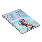 人魚の母パーソナライズされた妊娠 ノートブック (右側)