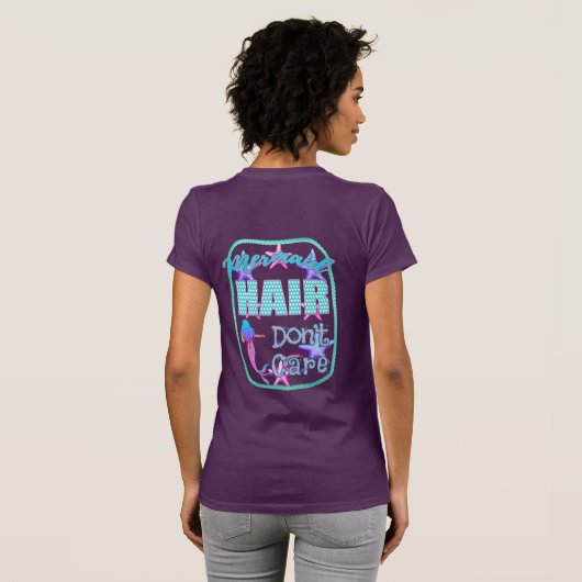 人魚の毛が気にない Tシャツ (裏面フル)