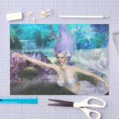 人魚の水泳 薄葉紙 (クラフト)