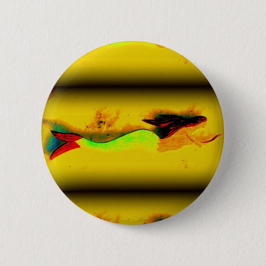 人魚の水着 缶バッジ (正面)