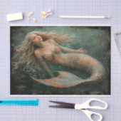 人魚の油絵ティッシュペーパー 薄葉紙 (クラフト)