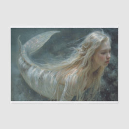 人魚の油絵ティッシュペーパー 薄葉紙