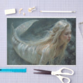 人魚の油絵ティッシュペーパー 薄葉紙 (クラフト)