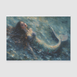 人魚の油絵ティッシュペーパー 薄葉紙
