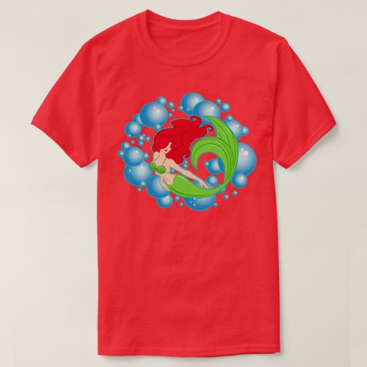 人魚の泡 Tシャツ (デザイン正面)