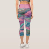 人魚の波 カプリレギンス (裏面)