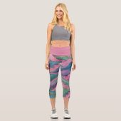 人魚の波 カプリレギンス (正面)