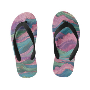 人魚の波 キッズビーチサンダル