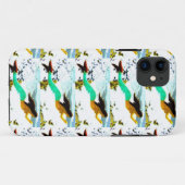 人魚の泳ぐ柄 Case-Mate iPhoneケース (裏面(横))