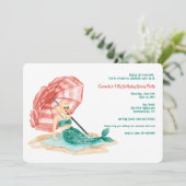 人魚の浜辺のカード 招待状 (スタンド正面)