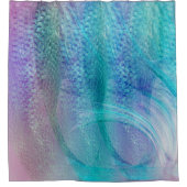 人魚の浴室の装飾 シャワーカーテン (正面)