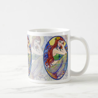 人魚の海のアンハワード著妖精の茶コーヒー・マグ コーヒーマグカップ