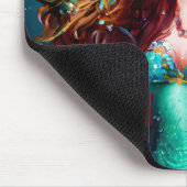 人魚の海の女神ニンフ・サイレン水中アート マウスパッド (コーナー)