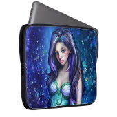人魚の海の女神ニンフ・サイレン水中アート ラップトップスリーブ (正面右)