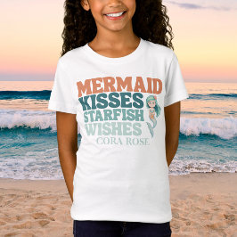 人魚の海の少女の誕生日 Tシャツ