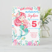 人魚の海の少女 夏の誕生日 招待状 (スタンド正面)