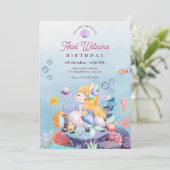 人魚の海の誕生日 招待状 (スタンド正面)