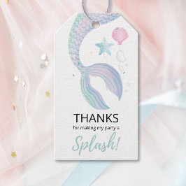 人魚の海中大冒険バースデー ギフトタグ