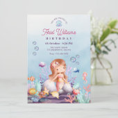 人魚の海底の誕生日 招待状 (スタンド正面)