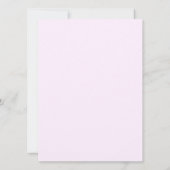 人魚の海底誕生日パーティー招待状 (裏面)