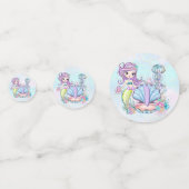 人魚の海生活 |誕生日パーティカスタムー（年齢あり） コンフェッティ (正面)