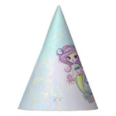 人魚の海生活 |誕生日パーティカスタムー(年齢あり) パーティーハット (左)