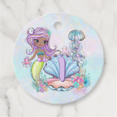 人魚の海生活 |誕生日パーティカスタムー（年齢あり） フェイバータグ (正面)