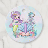 人魚の海生活 |誕生日パーティカスタムー(年齢あり) フェイバータグ (正面)