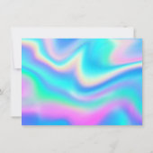 人魚の海生活 |誕生日パーティカスタムー（年齢あり） 招待状 (裏面)