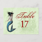 人魚の海賊座席表 ポストカード (正面)