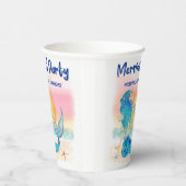 人魚の海 |トロピカルビーチカップケーキ 紙コップ (右)