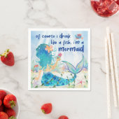 人魚の海 | トロピカルビーチ 魚のように飲もう スタンダードカクテルナプキン (インサイチュ)