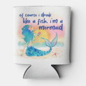 人魚の海 |ドリンクLike Fish Tropicalビーチ 缶クーラー (正面)