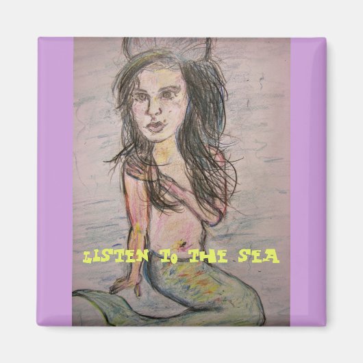 人魚の海 マグネット (正面)