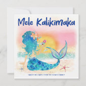 人魚の海 |メレカリキマカ熱帯ビーチ シーズンカード (正面)