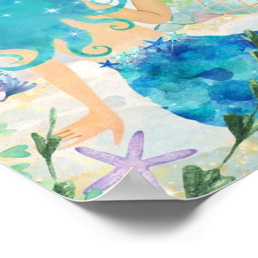 人魚の海 | Drink Like A Fish Poster ポスター (角)